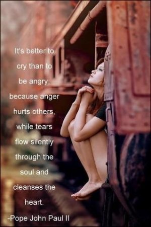 Cry anger quotes