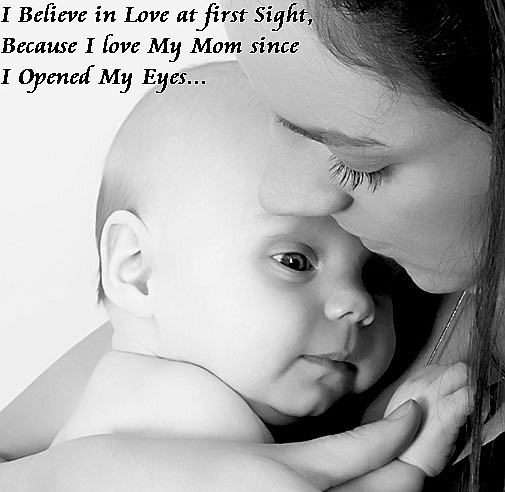 Baby love mom quote