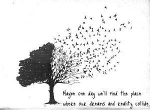 Tree birds dreams quote