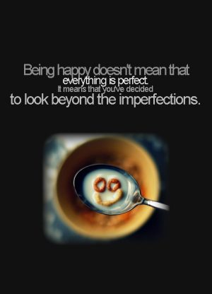 Being happy quote