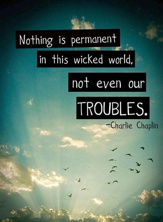 Charlie Chaplin Wicked World Quote