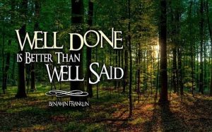 trees well done benjamin franklin quotes
