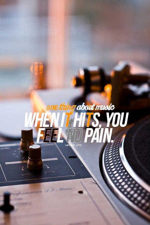 About Music - Pain Quote