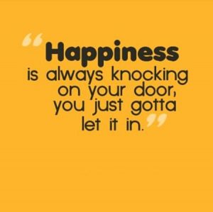 Happiness on Your Door - Quote