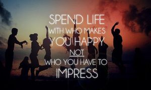 spend life with who makes you happy Quote