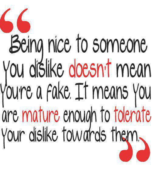 Being Nice Picture Quote