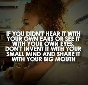 Ears mind mouth funny quote