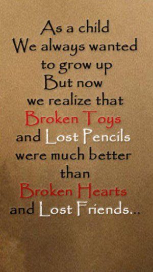 Lost friends quote
