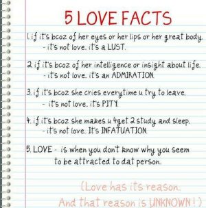 5 Love Facts