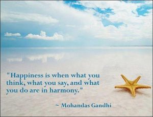 What is Happiness by Gandhi