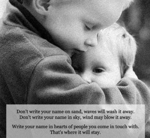 Write your name - Inspirational quote