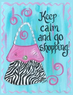 keep calm Shooping Quote