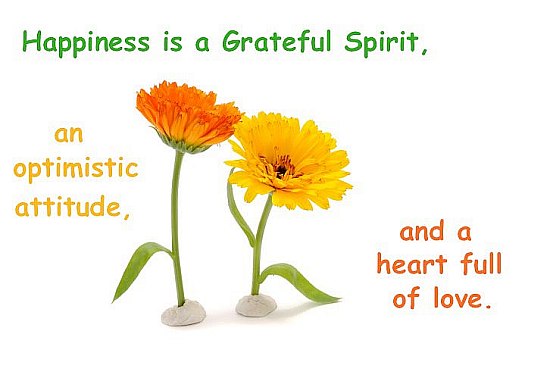 Happiness Is A Grateful Spirit