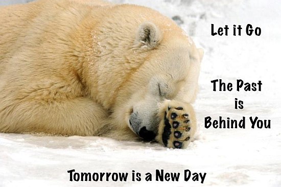 The Past is Behing You Tomorrow Is A New Day