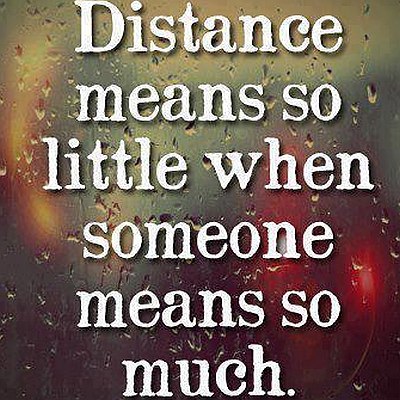 Distance Means So Little
