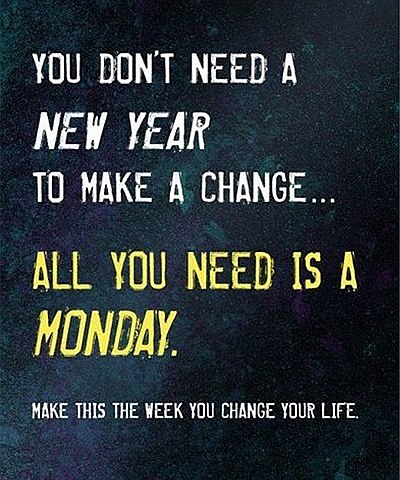 New Year Monday Inspiration quote
