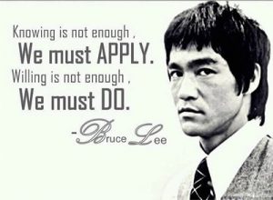 Bruce Lee saying about success