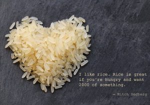 love rice food