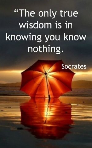 knowing nothing
