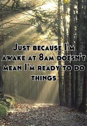 8 at morning picture quote