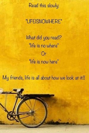 read this- life saying