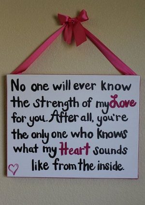 strength love heart quote