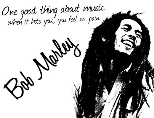 Bob marley Music Quotes