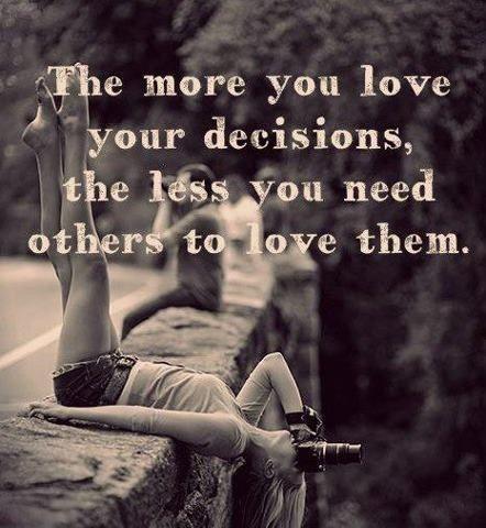Love Your Decisions