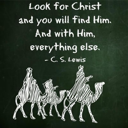 look for christ quote